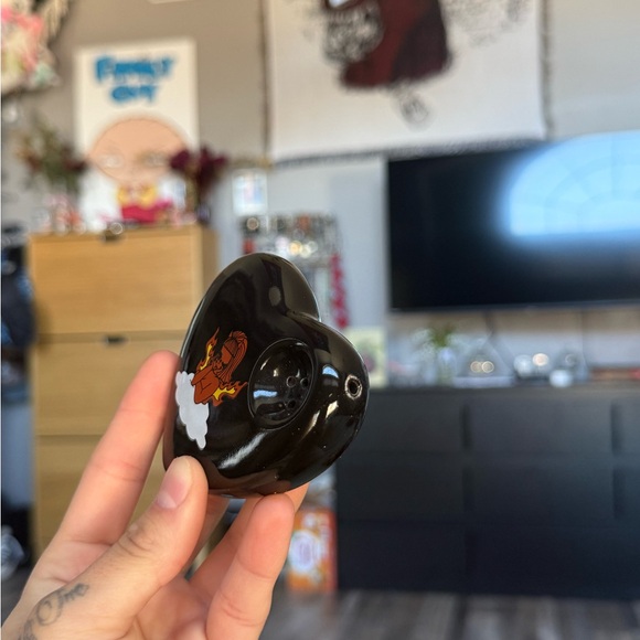 Ceramic Heart pipe - Picture 4 of 4